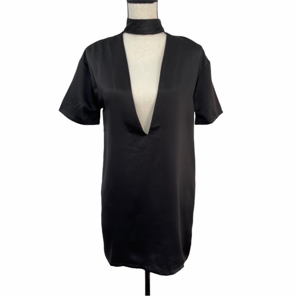 NBD Brit Choker Plunging V- Neck Dress size M - Picture 2 of 12
